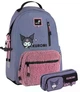 Рюкзак шкільний підлітковий + пенал Kite Education teens Kuromi HK25-949M - изображение 1