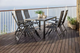 Набір садових стільців ModernHome by Multistore WR1652-4 Чорні - зображення 10