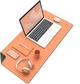 Ігрова поверхня Desk Mat Ultra Slim 900x400x18 мм Orange/Army Green - зображення 2