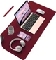 Ігрова поверхня Desk Mat Ultra Slim 900x400x18 мм Black/Wine Red - зображення 6