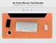 Ігрова поверхня Desk Mat Ultra Slim 900x400x18 мм Orange/Army Green - зображення 12