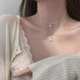 Двойная (цвет) серебряная цепочка женская на шею, цепочка (цвет) серебро женская, Двойное женское ожерелье - изображение 3