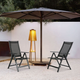 Набір садових стільців ModernHome by Multistore WR1652-4 Сірі - зображення 9