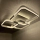 Люстра светодиодная потолочная LUMINARIA AKRILIKA SQUARE 130W 4S WHITE/CLEAR 220V IP20 с пультом ДУ для кухни, спальни, гостиной - изображение 10