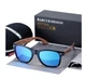 Брендовые солнцезащитные очки Wayfarer с поляризованными линзами BC8700 BARCUR DESIGN Синий - изображение 1
