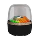 Портативная Bluetooth-колонка UKC LP91 с RGB подсветкой, черная - изображение 1