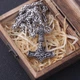 Подвеска-амулет в скандинавском стиле «Молот Тора - Мьёльнир» 45*33 мм. Vikings - изображение 3