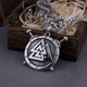 Подвеска-оберег для мужчин в скандинавском стиле «Валькнут - Узел павших» VL7772-Box 40*39 мм Vikings - изображение 1