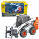 Ładowarka Kołowa Huina Toys z chwytakiem metalowa 1:50 biała 22754 (5905991051039) - obraz 3
