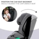 Автокрісло Kinderkraft Safety Fix 2 i-Size гр. 1-2-3 9-36 кг Grey, 5902533923090 - зображення 10