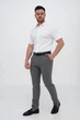 Брюки slim fit Trend Collection 1265 серый (сolor 4) 32 - изображение 3