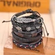 Мужской многослойный кожаный браслет 20.5*6.8 см 17IF H1-18-27 Fashion Jewelry - изображение 4