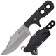 Ніж с ножнами Cold Steel 49HCF Mini Tac Bowie 3.6" тонкий та легкий повнорозмірний шийник 8Cr13MoV Plain Blade Black Griv Ex Handle - зображення 1