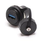 Водонепроницаемый разъем USB 3.0 Type-A на корпус - B1023 / круглый / IP66 / прямой / антивандальный / черный - изображение 1