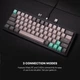 Игровая беспроводная клавиатура механическая Fantech PRO63 MK912 |УКР/АНГ раскладка, BT, 2.4Ghz, Blue Switch| с RGB подсветкой - изображение 5