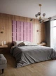 Декоративная мягкая бархатная панель плитка Comfy Walls модульное мягкое изголовье кровати индивидуального размера (87233/3unk) - изображение 11