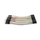 Кабель Dupont Дюпон M-M папа-мама 20см для Arduino 40 шт (286487) - зображення 1