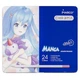 Карандаши цветные MANGA 24 пастельных цвета металлический пенал Marco Chroma 8550-24TN, 931329 - изображение 1