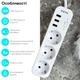 Сетевой фильтр-удлинитель RZTK Power Strip 3+3 USB-A White 1.5 м - изображение 2