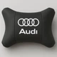 Автомобильная подушка под шею на подголовник с логотипом AUDI - изображение 1