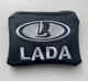Ключница с логотипом LADA на молнии из экокожи размером 14х10 см - изображение 1
