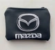 Ключница с логотипом MAZDA на молнии из экокожи размером 14х10 см - изображение 1