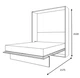 Шкаф-кровать Smartmebel JUPITER-160 (160 см х 200 см Нимфея Альба - Дуб Сонома ) (N 100-19) - изображение 4