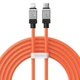 Дата кабель Baseus CoolPlay Series Type-C to Lightning 20W (1m) (CAKW00000) Orange - зображення 1