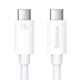 Дата кабель Baseus Superior Series 2 USB4 Full-Function Type-C to Type-C 240W (1m) (P10365200211) Moon White - зображення 2