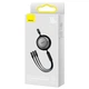 Дата кабель Baseus Bright Mirror 2 Series Retractable 3in1 3.5A (1.1m) (CAMJ01000) Black - зображення 6