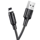 Кабель магнітний Borofone BX41 USB - Lightning 1 м Black (BX41LB) - изображение 2