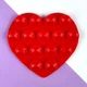 Держатель-присоска для телефона Double Side Silicone Heart Red - изображение 2