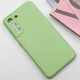 Чехол TPU GETMAN Liquid Silk Full Camera для Samsung Galaxy S21 Зеленый / Pistachio - изображение 2