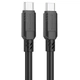 Дата кабель Borofone BX81 Type-C to Type-C 60W (1m) Чорний - зображення 1