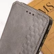 Кожаный чехол-книжка GETMAN Cubic (PU) для Xiaomi Redmi A3 Серый - изображение 3