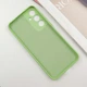 Чехол TPU GETMAN Liquid Silk Full Camera для Samsung Galaxy S23 FE Зеленый / Pistachio - изображение 3