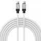 Дата кабель Baseus CoolPlay Series Type-C to Type-C 100W (1m) (CAKW00020) White - изображение 1
