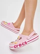 Дитячі крокси для дівчинки Crocs Kids Bayaband Clog Ballerina Pink/Candy Pink (27/28, рожевий) - изображение 3