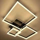 Люстра светодиодная потолочная LUMINARIA GENNY SQUARE RGB 105W 4S 645x618 BLACK 220V IP20, LED светильник с пультом ДУ - изображение 10