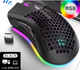 Бездротова миша Viper BM600 Чорна 1600 dpi RGB з підсвічуванням - зображення 4