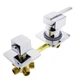 Латунный смеситель душевой кабины/гидробокса Г5-12, 5 положений, межцентровое расстояние 120 мм - изображение 1