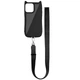 Чохол TPU GETMAN Cat with straps для Apple iPhone 16e (6.1") Black - изображение 2