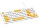 Клавиатура Aula F3032 White plus 21 Yellow keys KRGD Red EN/UA (6948391204680) - изображение 4