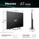 Телевизор Hisense QLED 43" 43A7Q - изображение 3