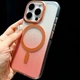 Чохол TPU+PC Shadow with MagSafe для Apple iPhone 16 Pro (6.3") Rose Gold - зображення 4