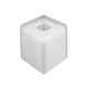 Плафон до люстри скляний білий під цоколь Е27 стандарт Sneha (996876 Е27 WHITE) - зображення 2