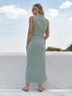 Юбка длинная летняя женская Seventeen 2380-1.6415 L-XL Оливковая (Sev2000000207490) - изображение 2
