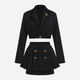 Подростковый комплект (жакет + юбка) для девочки SHEIN GD-00129313 158 см Черный (DN3012300014019) - изображение 1