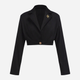 Подростковый комплект (жакет + юбка) для девочки SHEIN GD-00129313 158 см Черный (DN3012300014019) - изображение 3