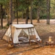 Палатка четырехместная с навесом Naturehike CNH22ZP029 Светло-коричневый (2329007920) - изображение 7